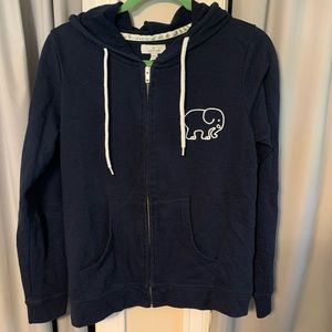 Ivory Ella zip up sweatshirt